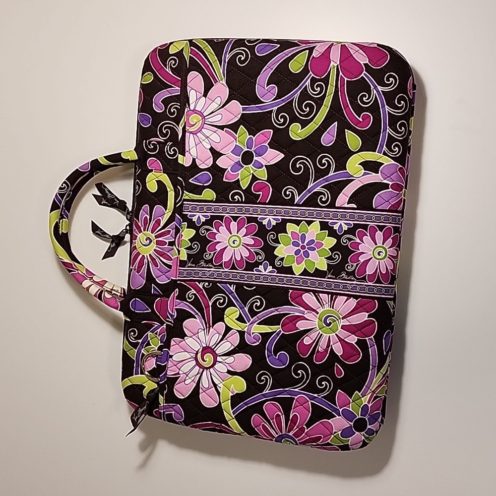 Vera Bradle Purple Punch Laptop Case NWT